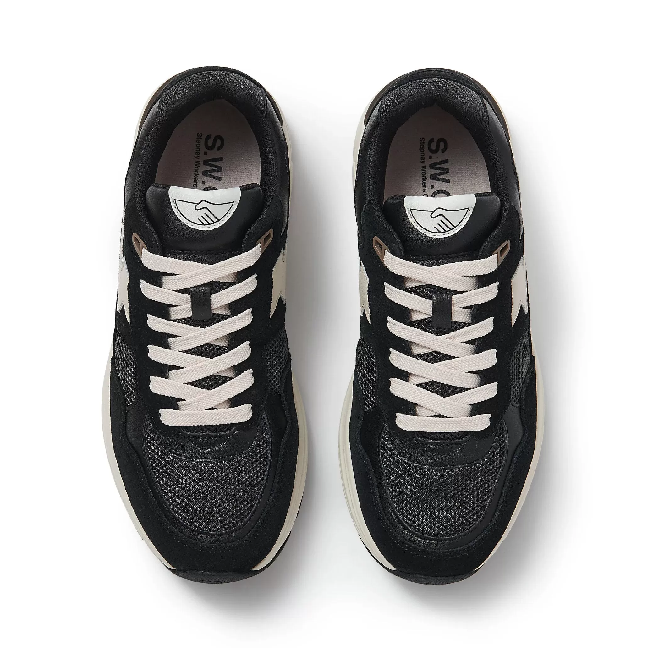 AMIEL S-STRIKE SUEDE MIX - BLACK