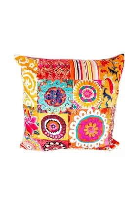 ANNA CHANDLER WATER RESISTANT CANVAS CUSHION SAMARKAND