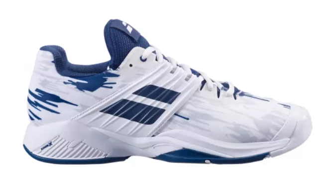 Babolat Propulse Fury All Court Men's Shoes [White/Blue]