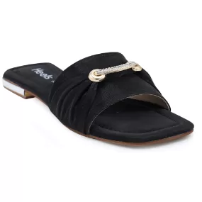 Black Casual Slipper 035257