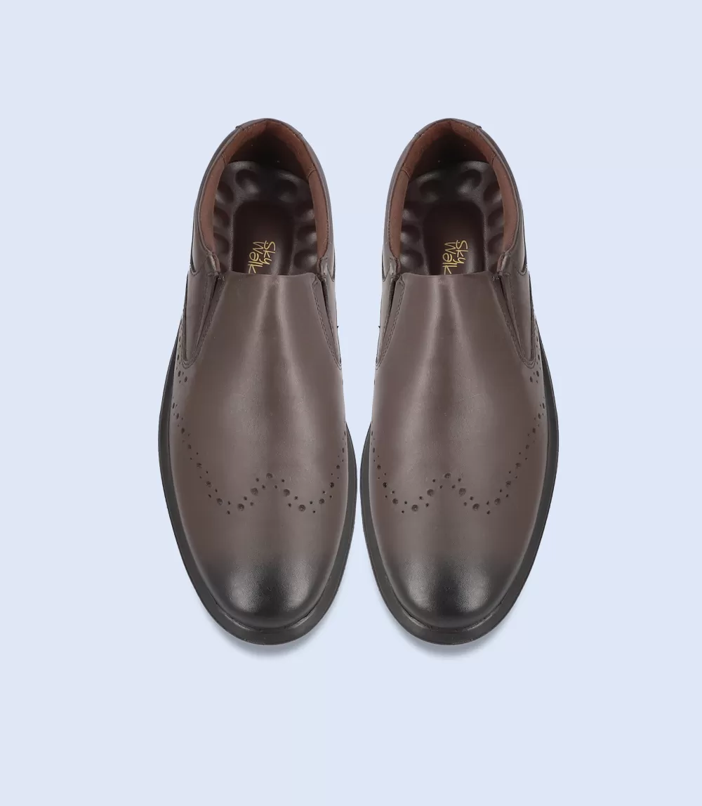 BM5231-BROWN-Men Comfort Life Style Shoes