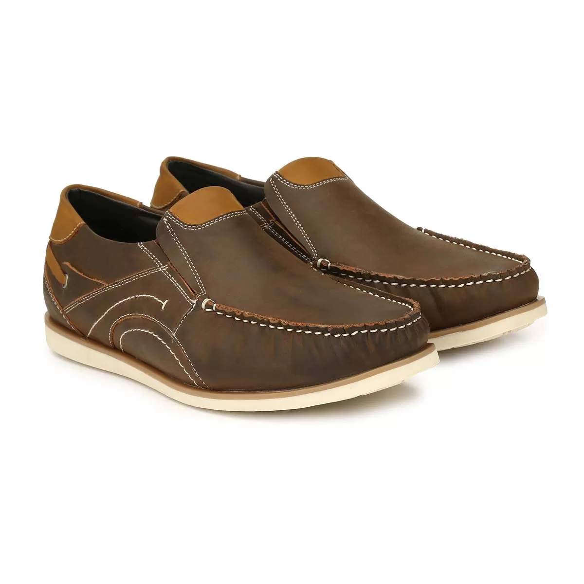 Brown Casual Driving Shoe