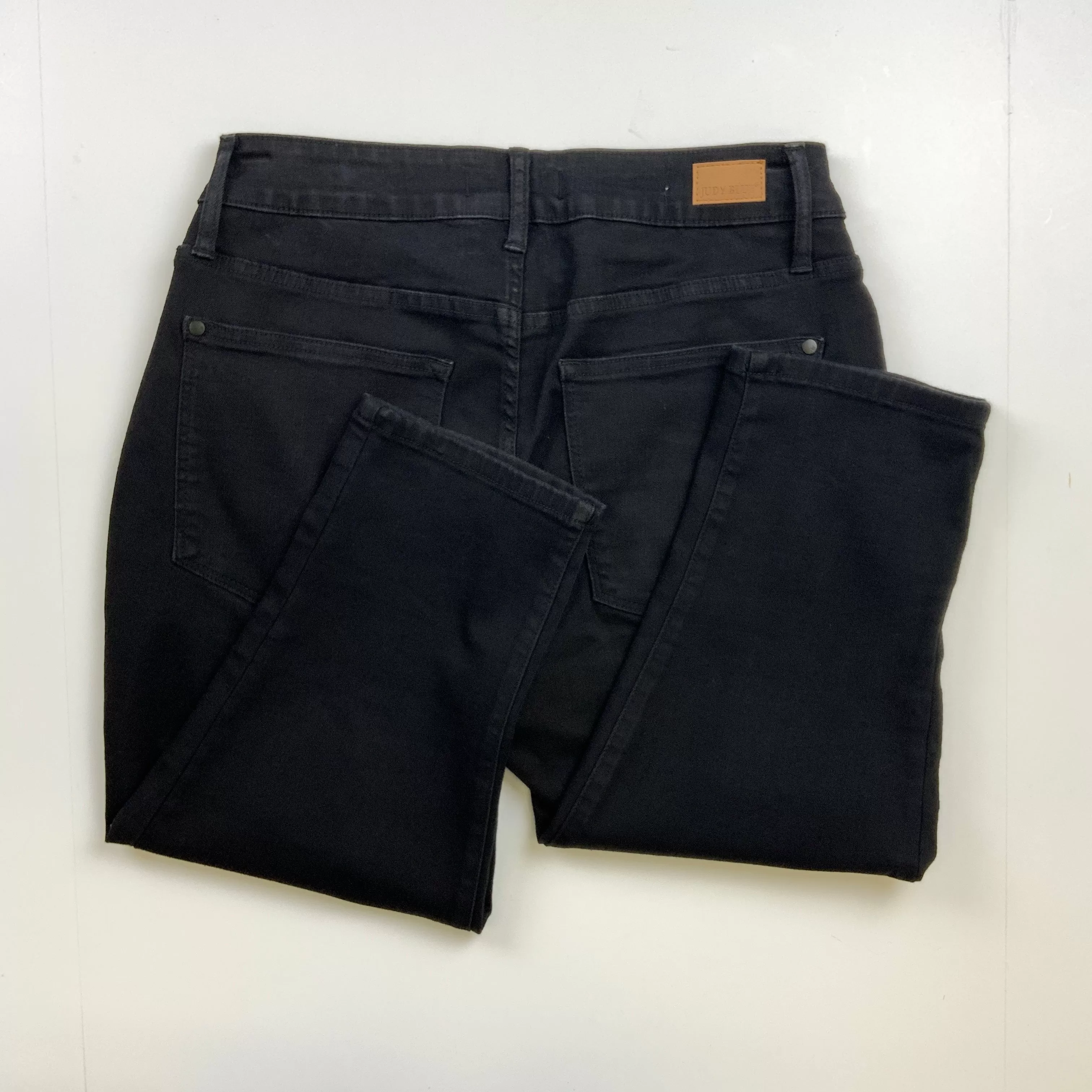 Capris By Judy Blue In Black Denim, Size: 1x