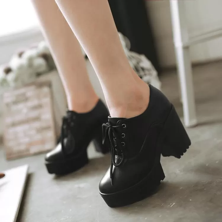 Casual Platform High-Heel Shoes SD00190