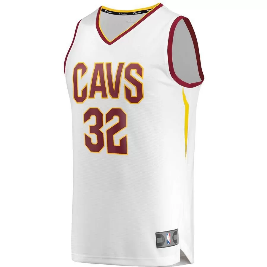 Cleveland Cavaliers Dean Wade Fanatics Branded Replica Fast Break Player Association Jersey Kids - White | Ireland V4777S2