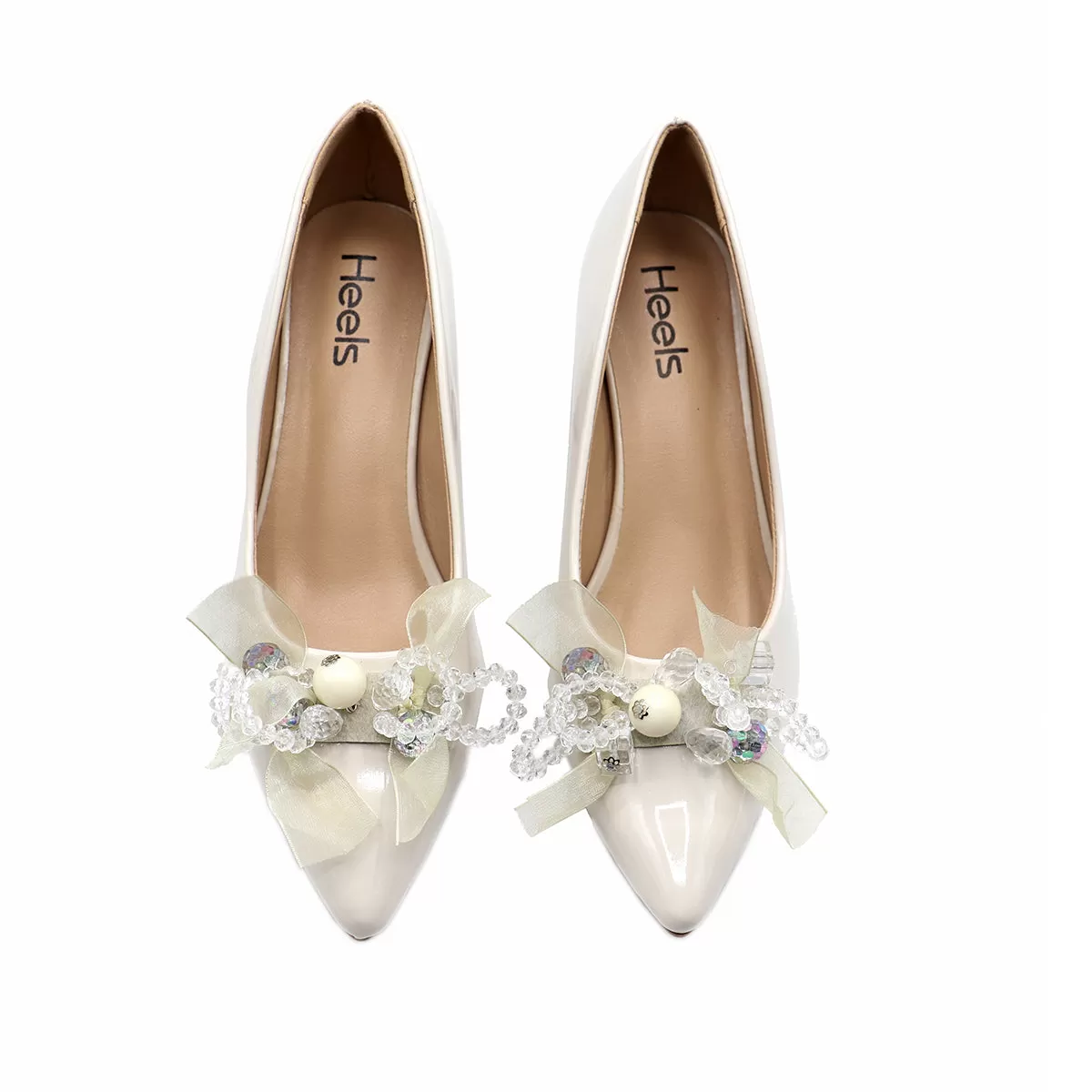 Cream Formal Court Shoes 085473