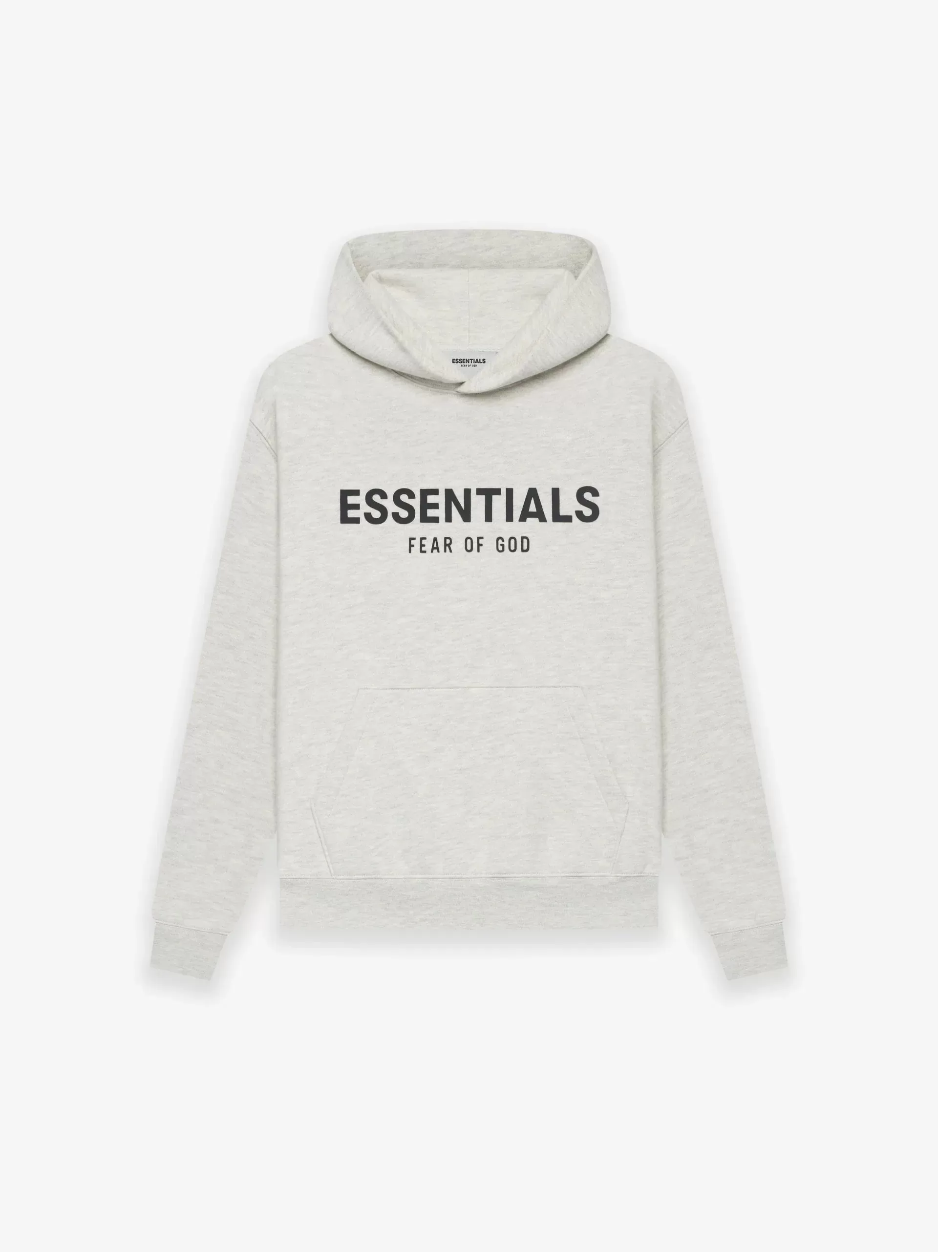 ESSENTIALS HOODIE DK HEATHER