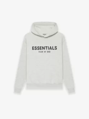 ESSENTIALS HOODIE DK HEATHER