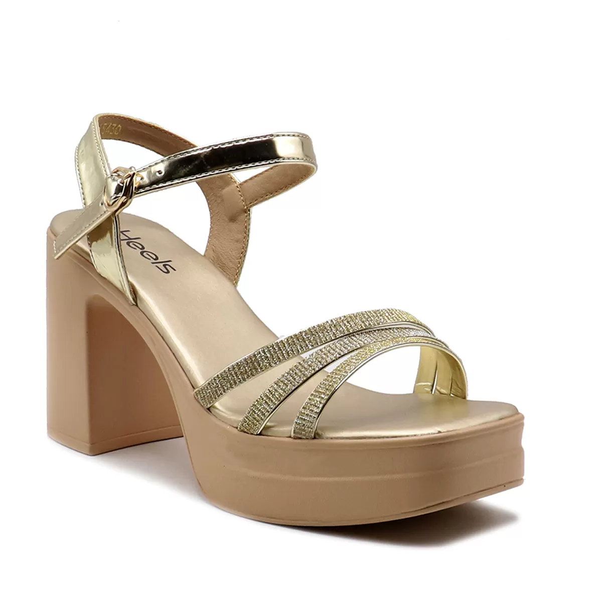 Golden Formal Sandal 055430