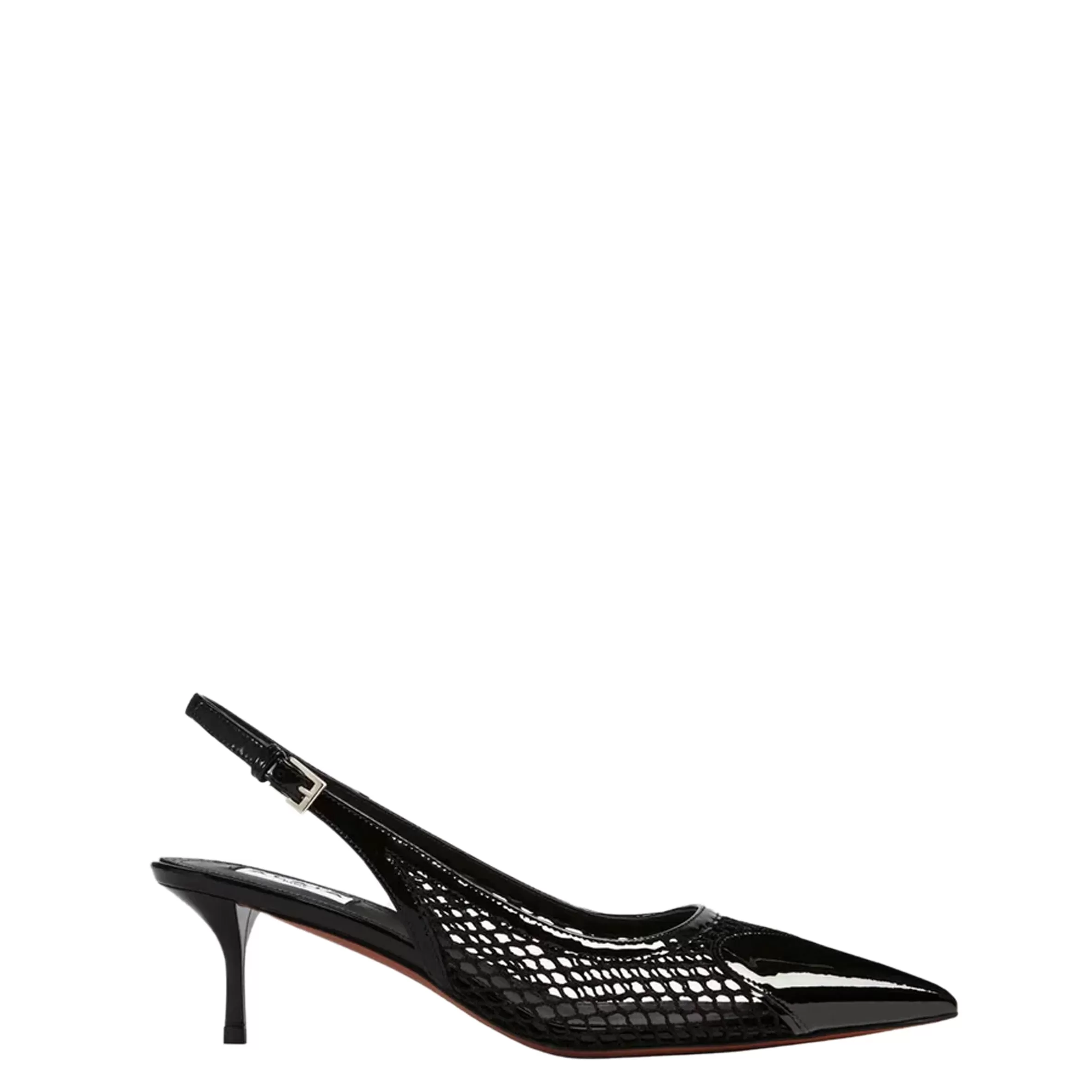 Heart 55 Slingback Mesh, Black