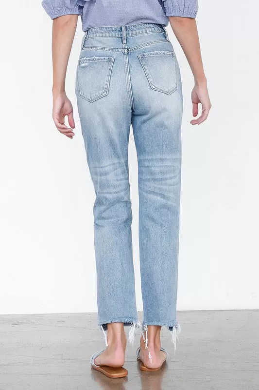 HIGH RISE MOM JEANS