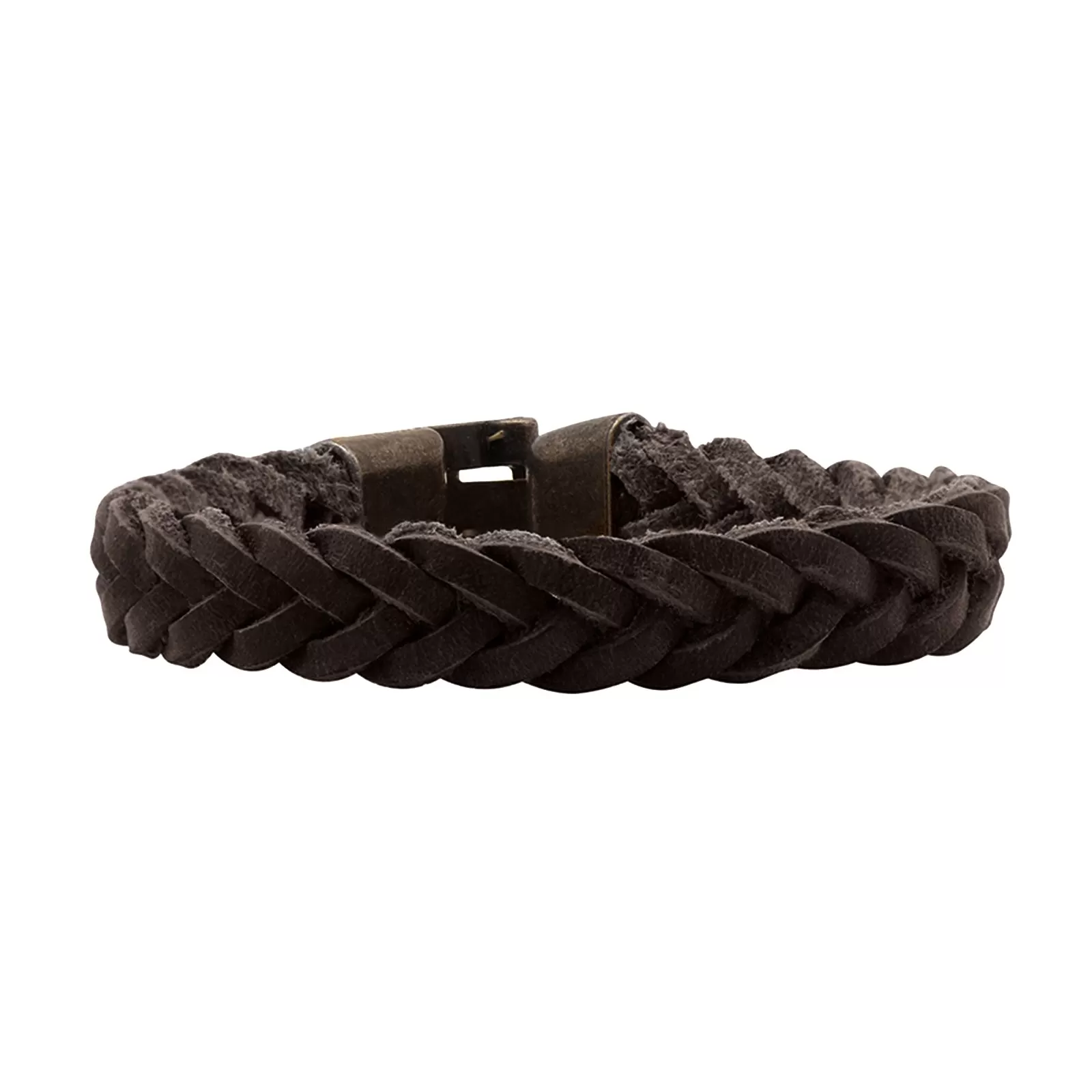 Jack Braided Dark Brown Mens Bracelet