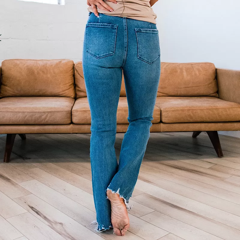 KanCan Myla Non Distressed Flare Jeans