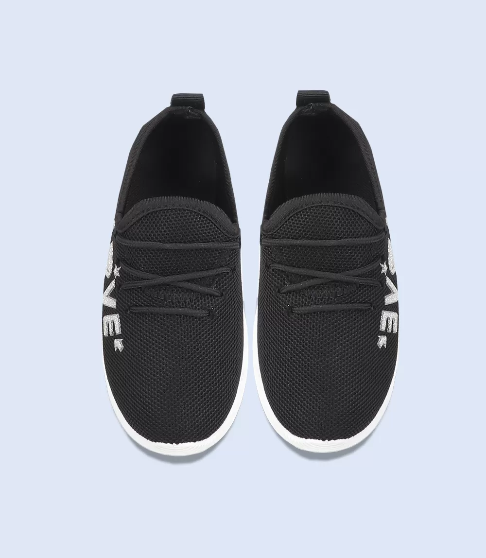 KB0131-BLACK-Boys Casual Sneakers