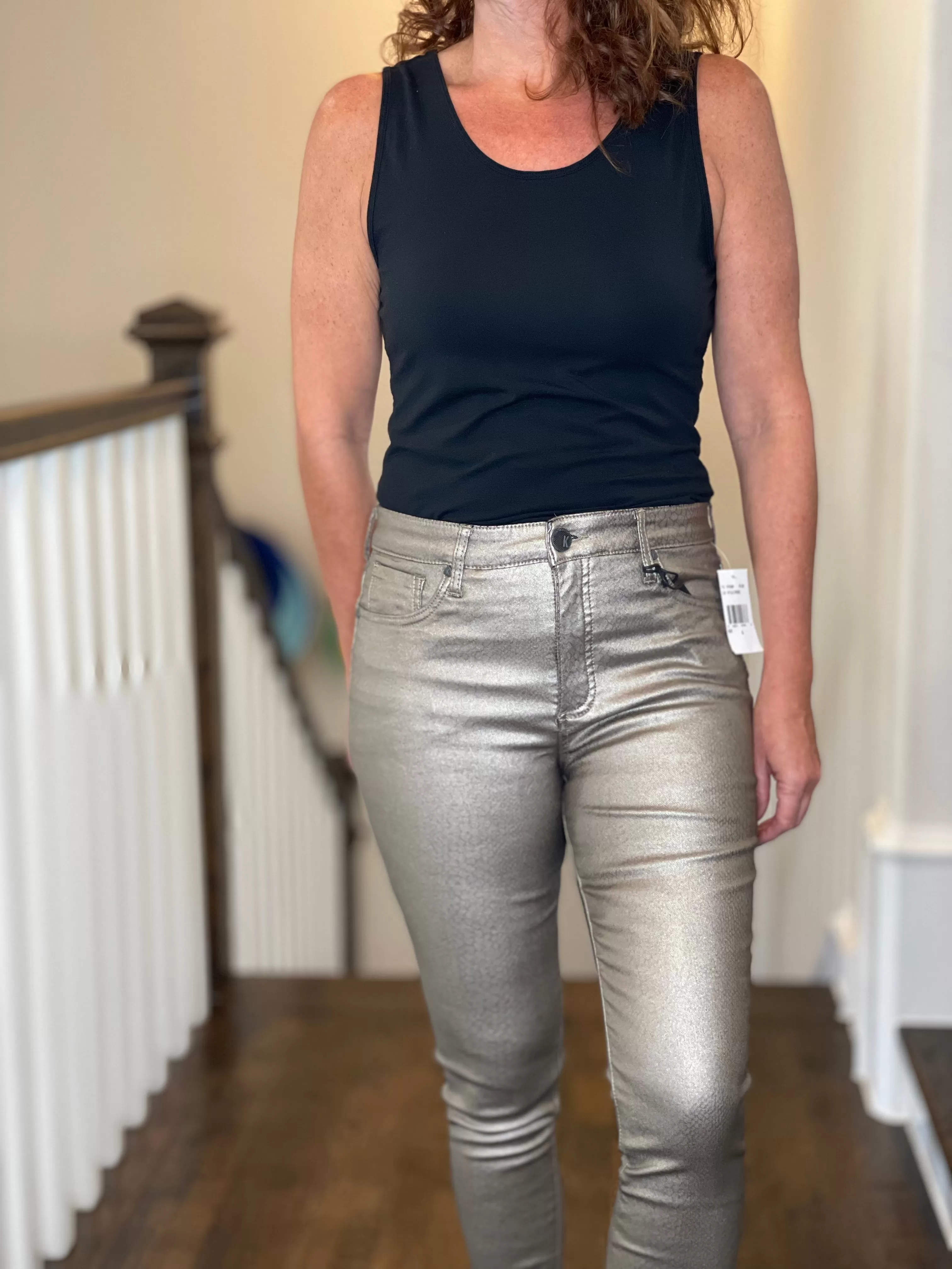 Kut from the Kloth Connie High Rise Fab Ab Skinny Jean in Bronze