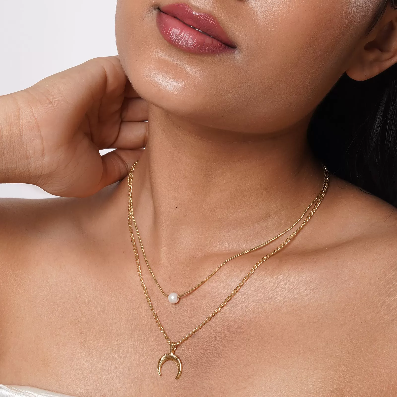 Lunaire Gold Layered Necklace