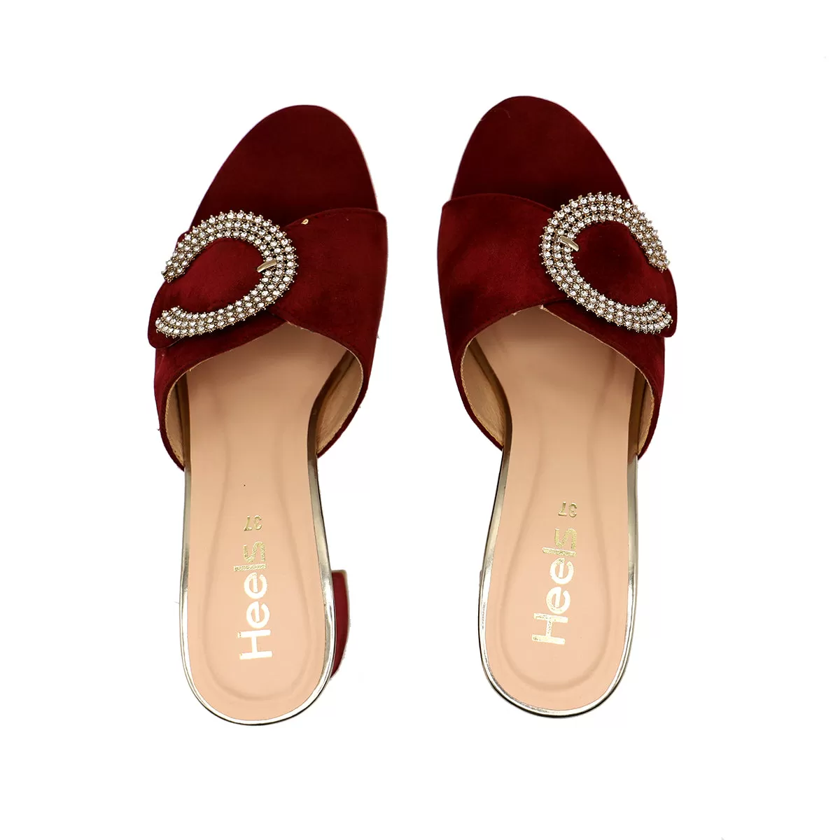 Maroon Formal Slipper 040712