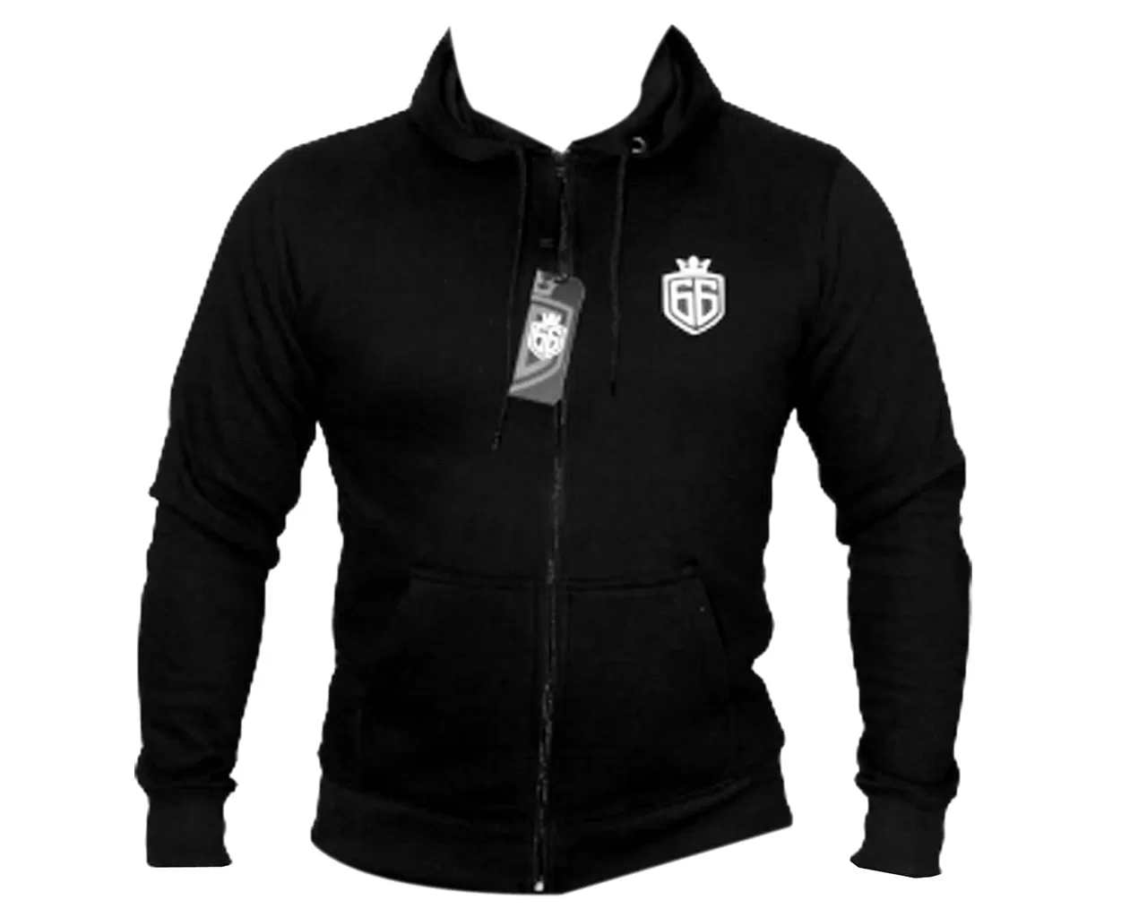 Mens GymGear Hooded Fleece Tracksuits Black