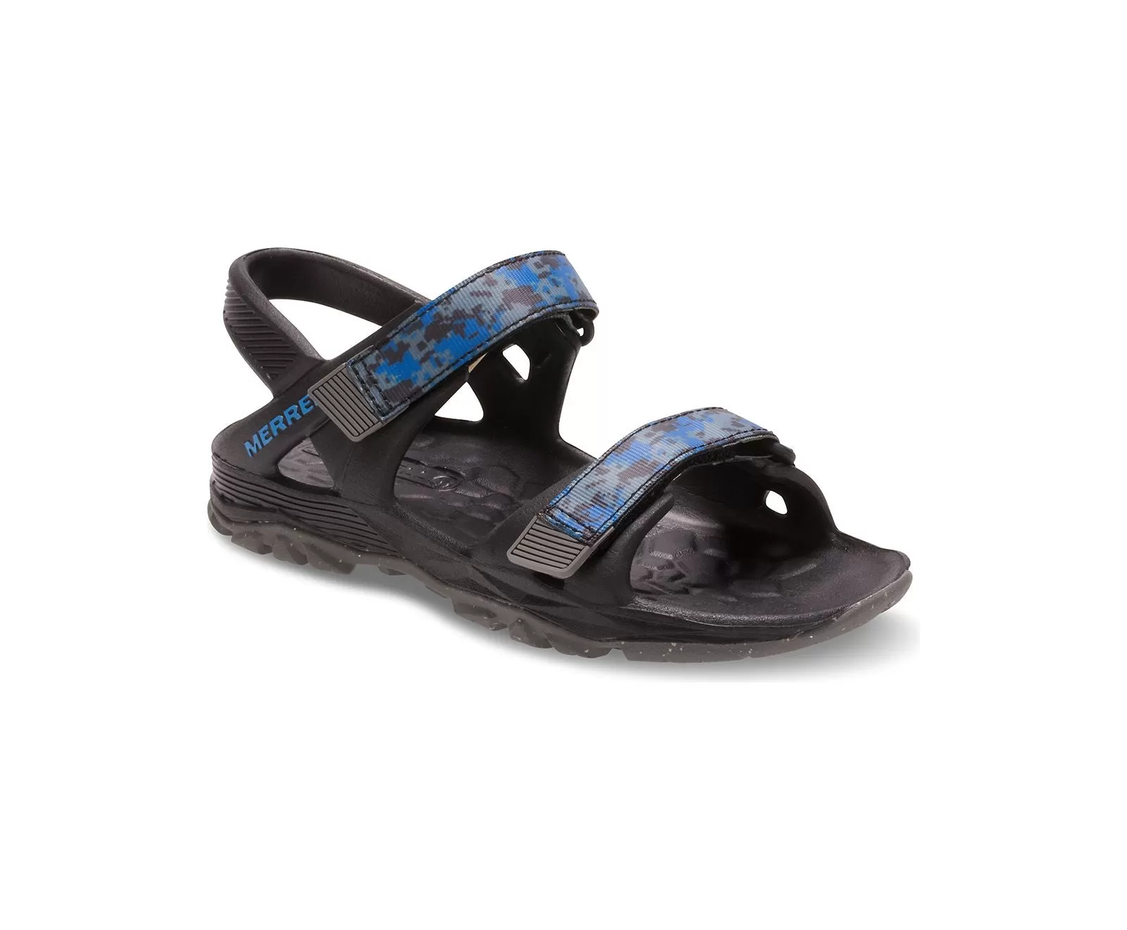 Merrell Hydro Drift Hook & Loop Black Synthetic Kids Sandals MY56899