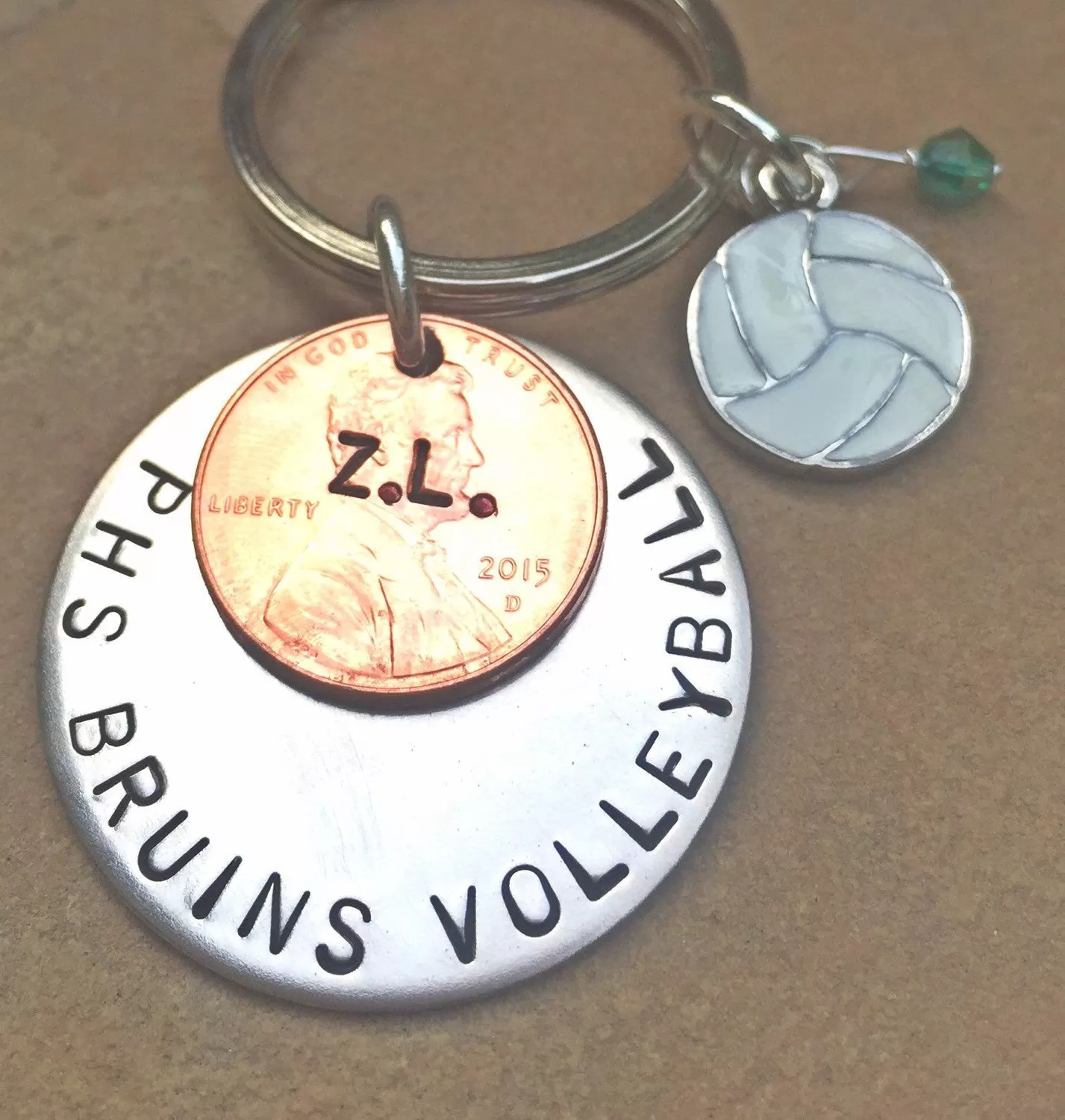 Mountain Bike Gift, Cycling Gift, Soccer Gift, Christmas Gift, High School Sports Keychain, Volleyball Keychain, Personalized Team Sports