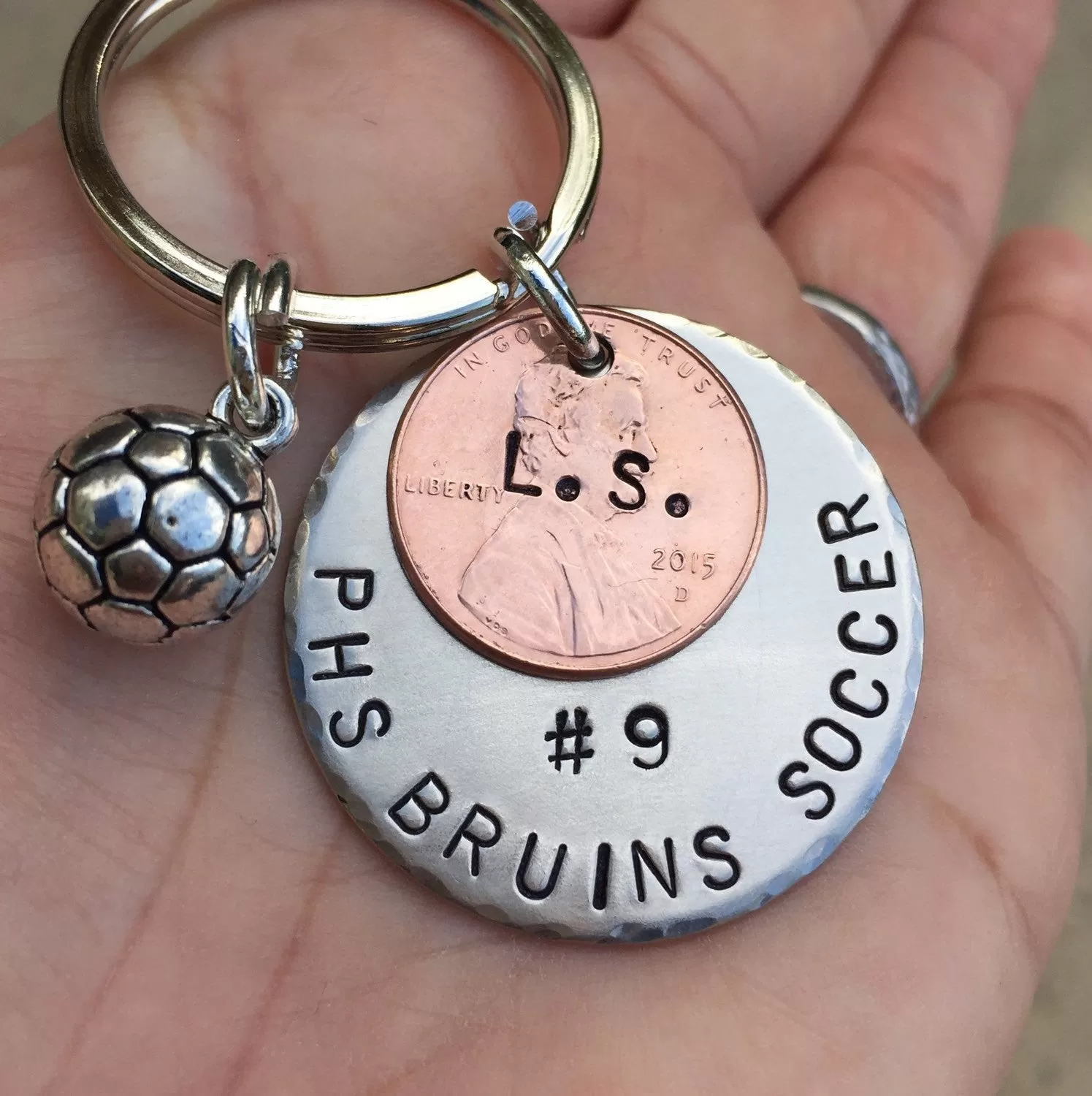 Mountain Bike Gift, Cycling Gift, Soccer Gift, Christmas Gift, High School Sports Keychain, Volleyball Keychain, Personalized Team Sports