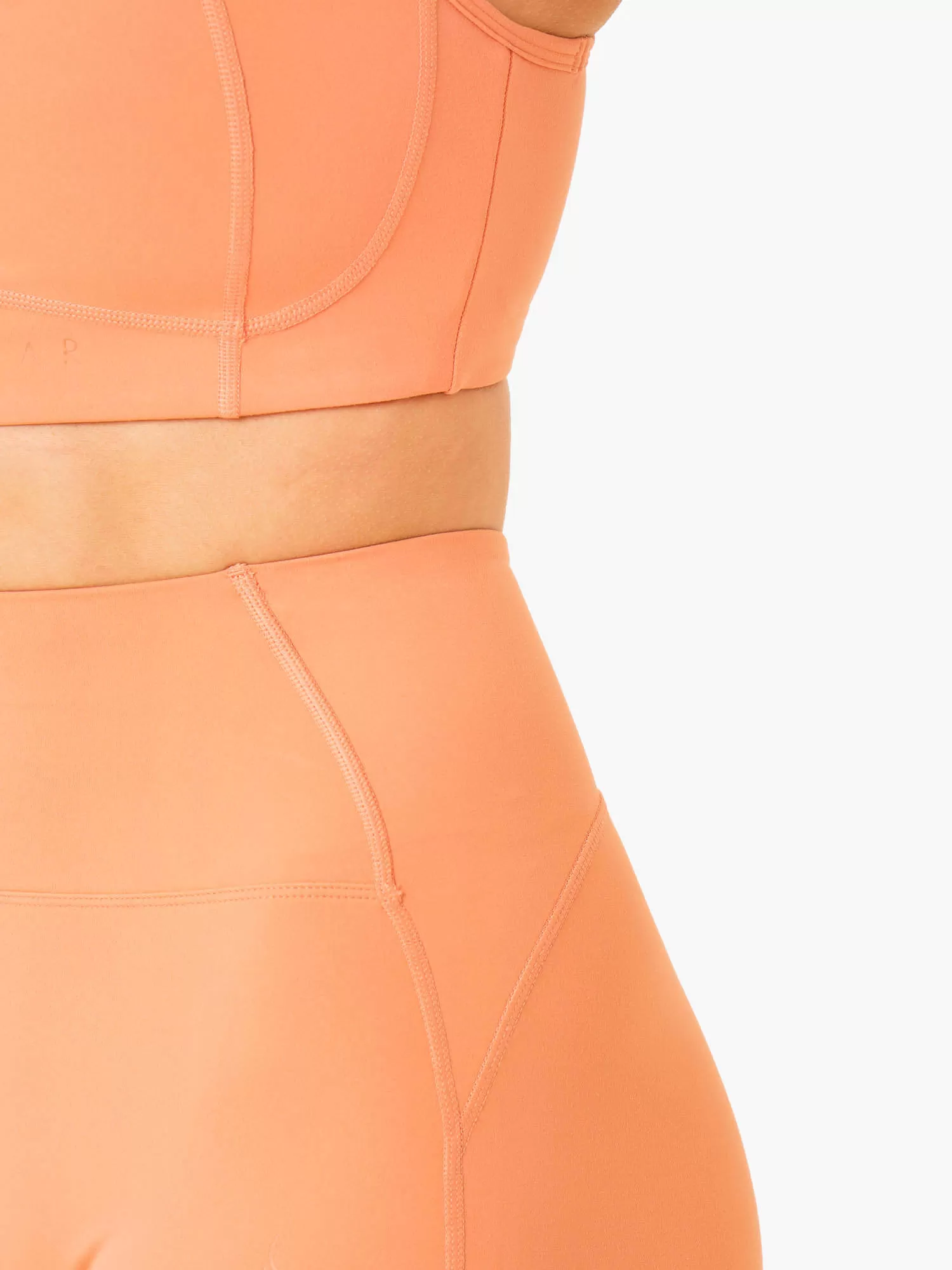 NKD Frame High Waisted Leggings - Terracotta