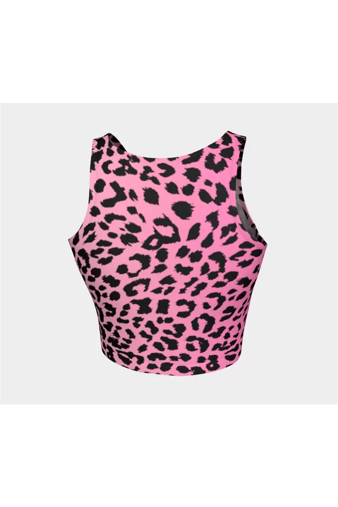 Pink Leopard Athletic Top