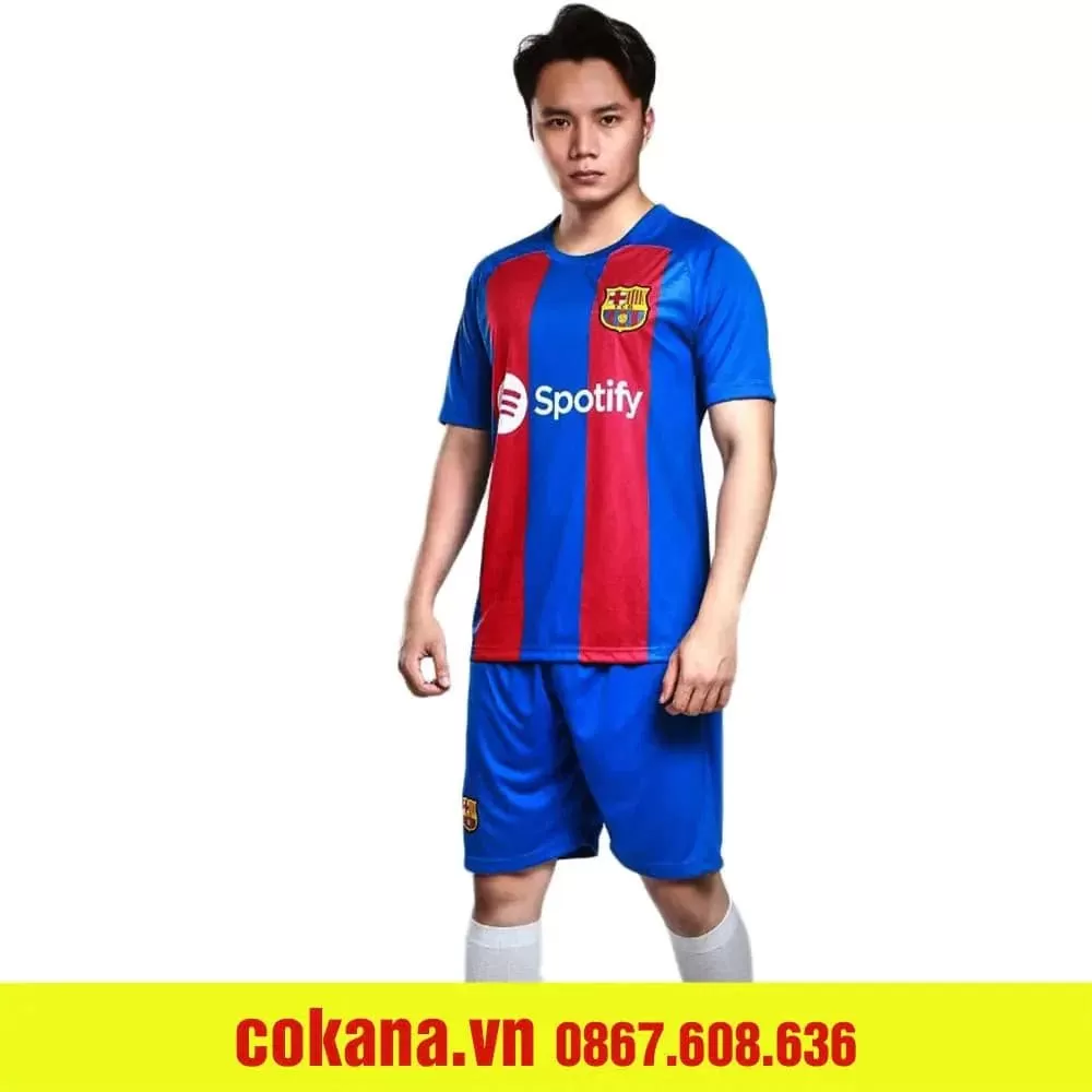 Quần áo bóng đá Barcelona thun lạnh CP Winsport