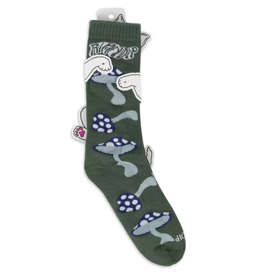 RIPNDIP EUPHORIA SOCKS-GREEN