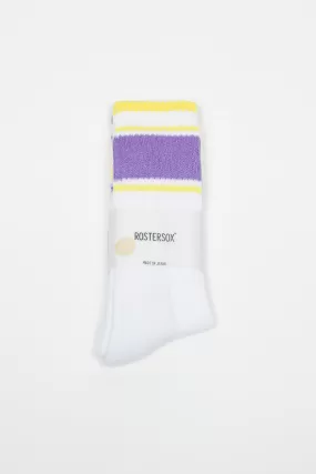 RS-219 Stripe Socks Purple