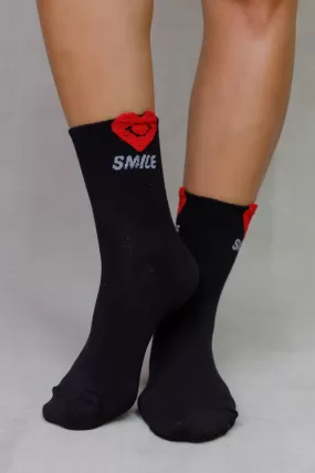 SMILE HIGH SHORT SOCKS