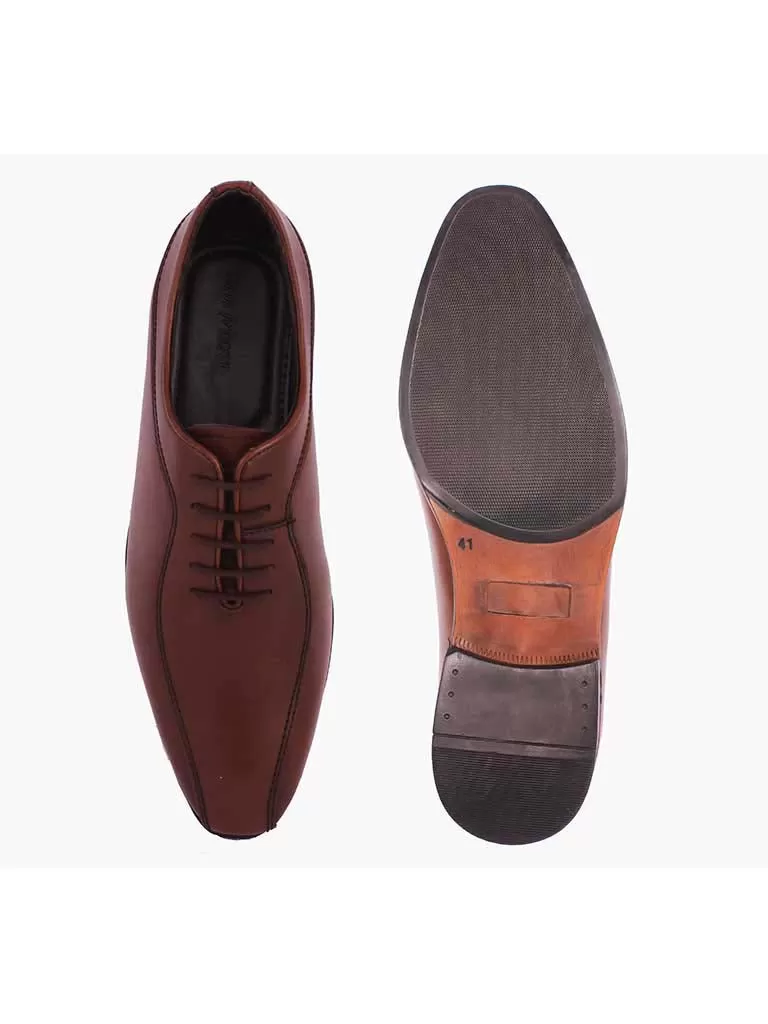 Tan Derby Formal Shoes