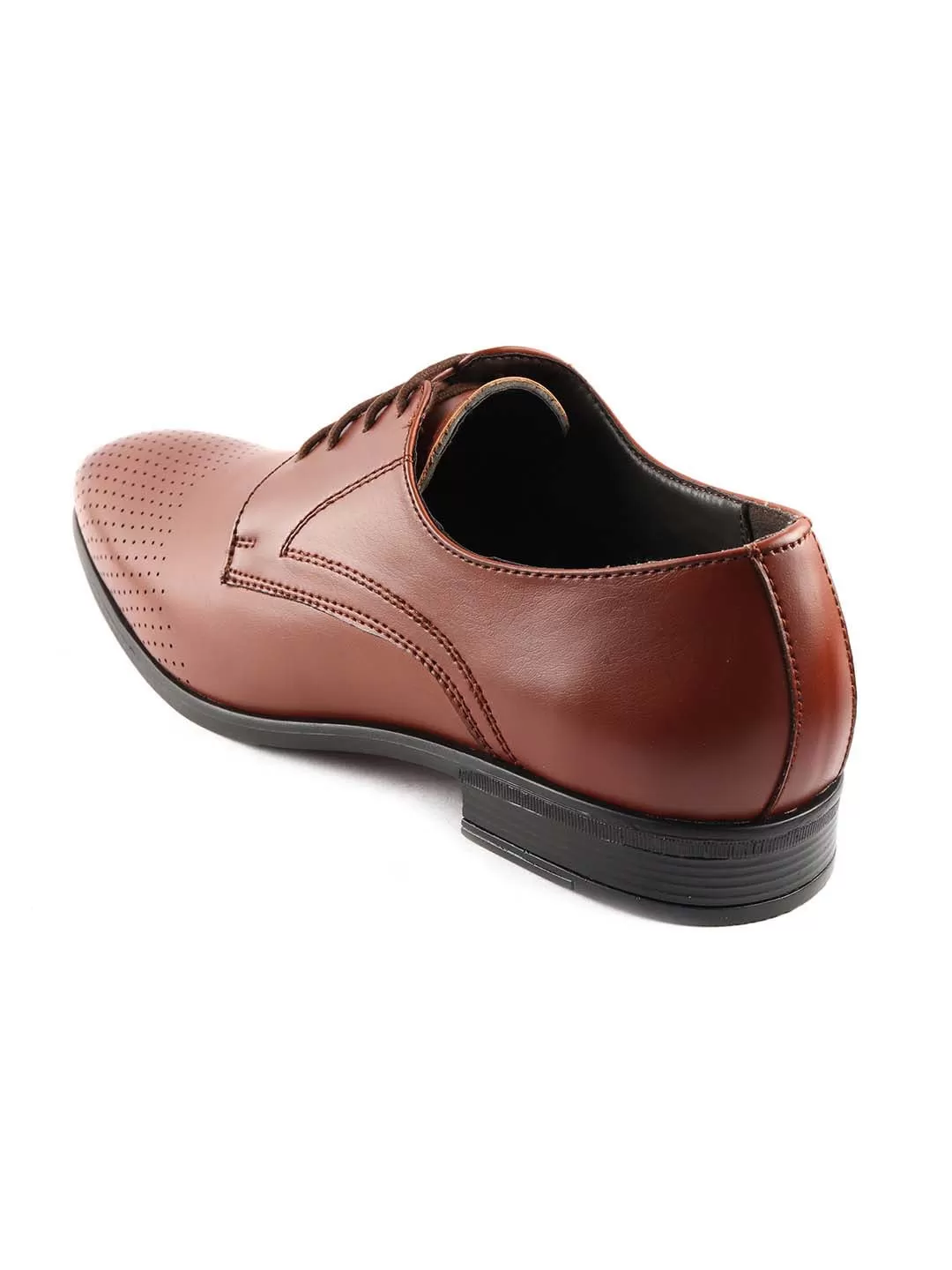 Tan Formal Derby Lace-ups