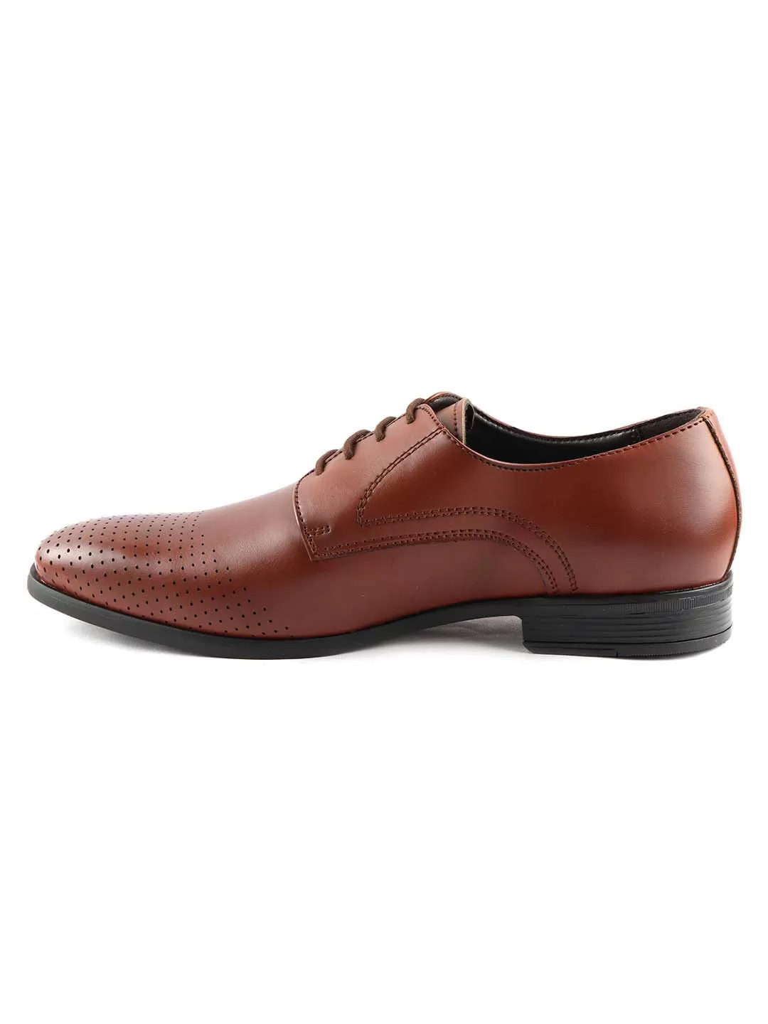 Tan Formal Derby Lace-ups