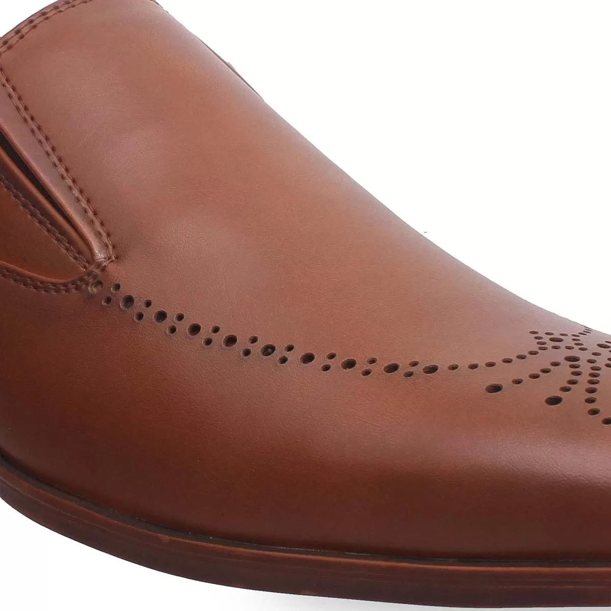 Tan Formal Slip-Ons