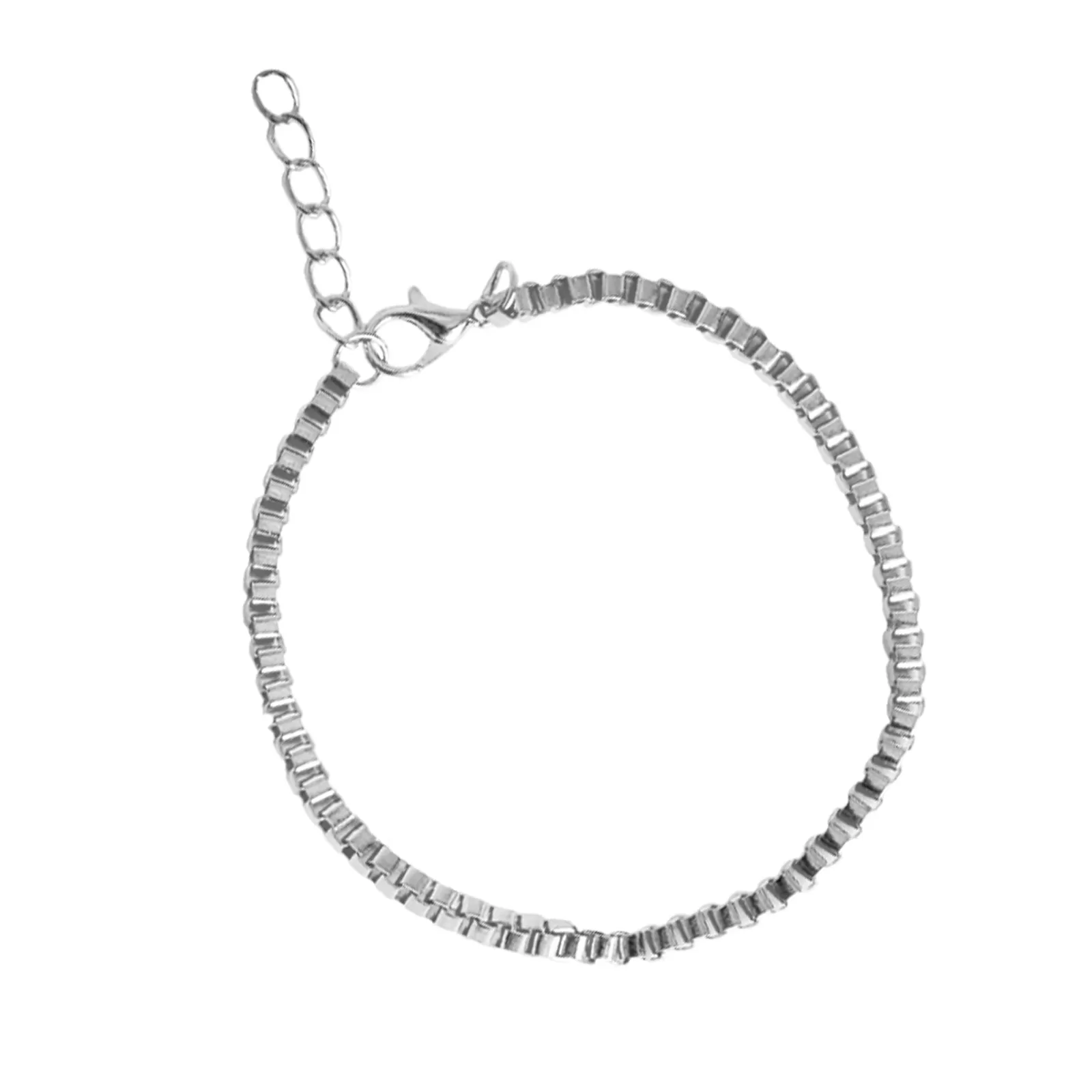 Toggle Silver Chain Set of 5 Bracelets