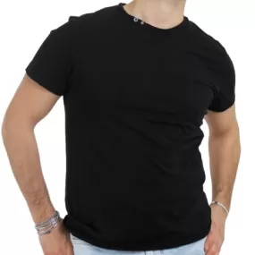 Trez men's short sleeve t-shirt Topo 6-JSB3 M46492 261 black