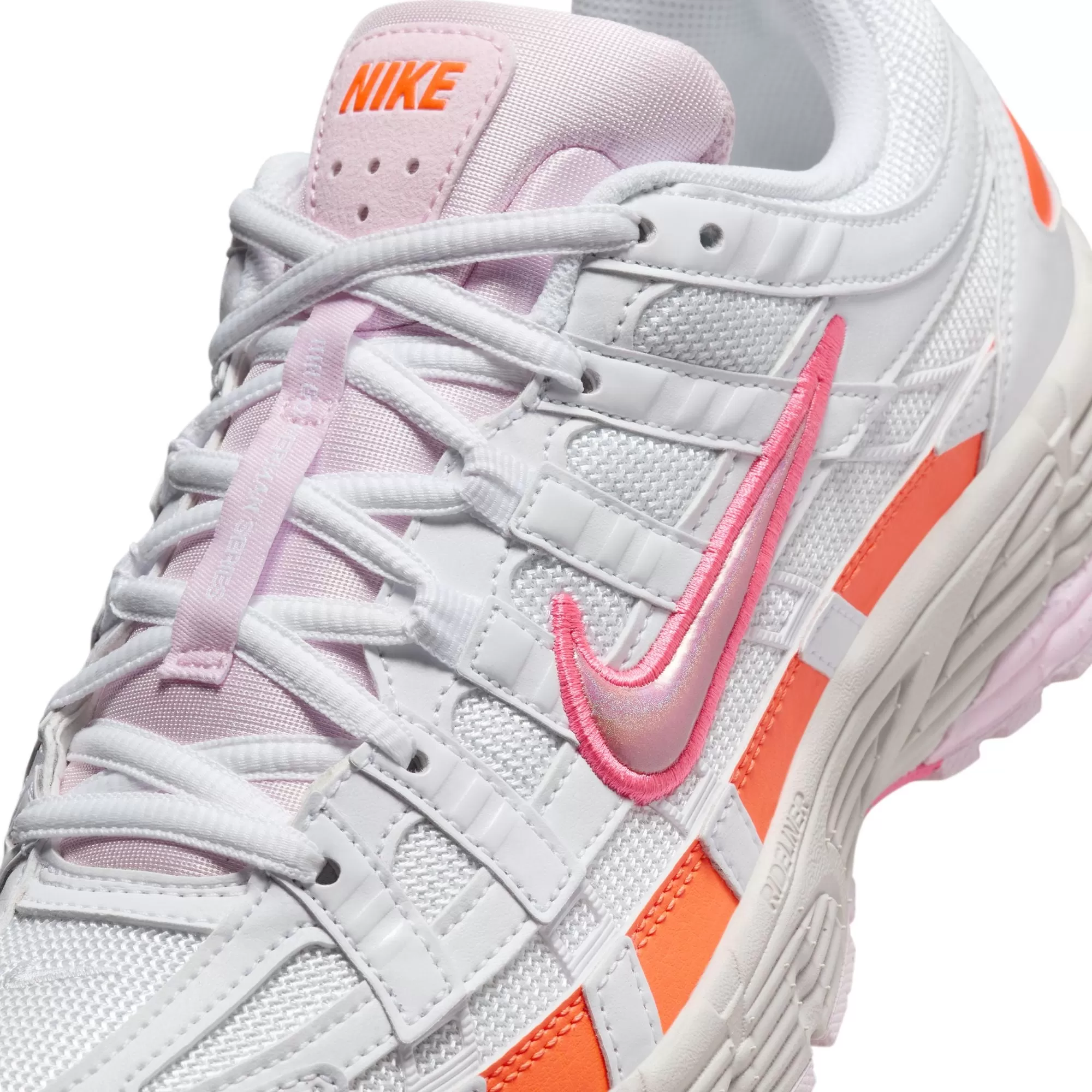 Women's Nike P-6000 White/Digital Pink-Hyper Crimson CV3033-100