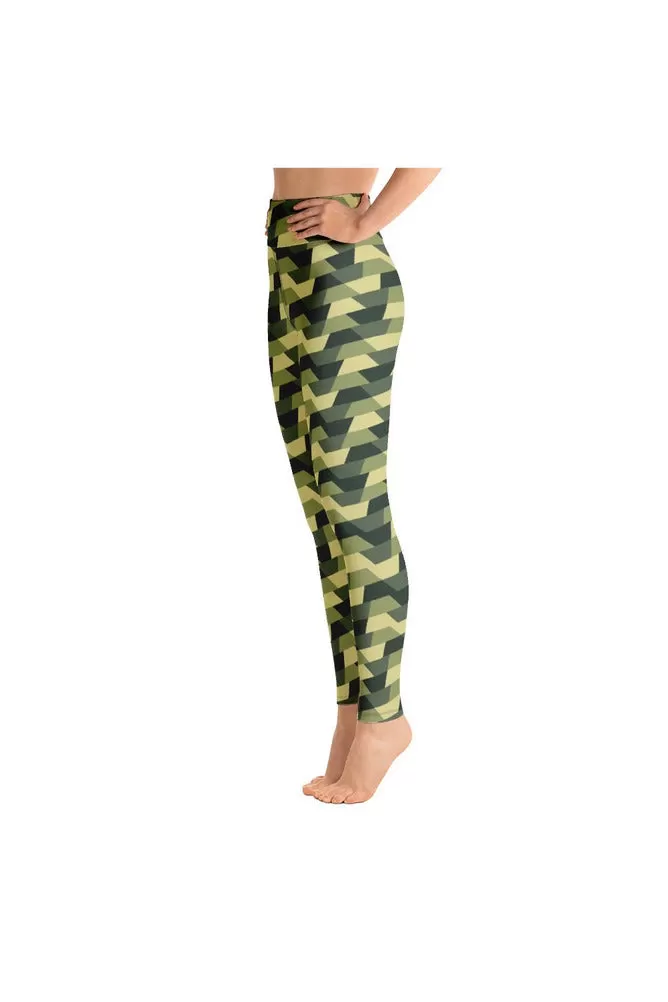 Woodland Camouflage Yoga Leggings