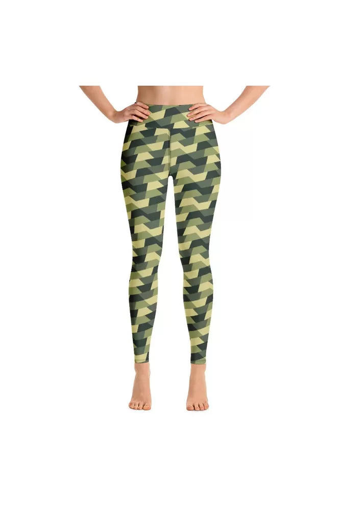 Woodland Camouflage Yoga Leggings