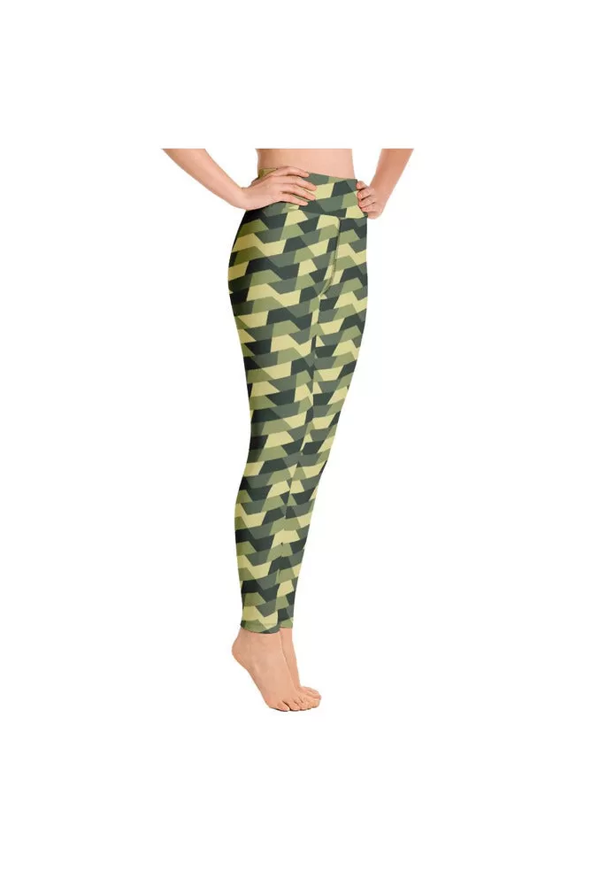 Woodland Camouflage Yoga Leggings